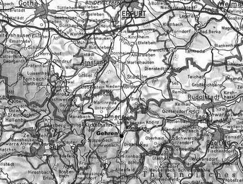 Karte von Gehren